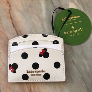 Kate Spade Disney Minnie Dots Card Case Holder